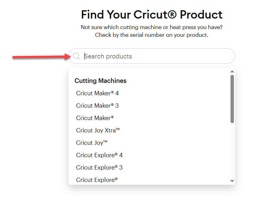 select-your-cricyt-machine-and-setup-process-will-appers-on-your-screen